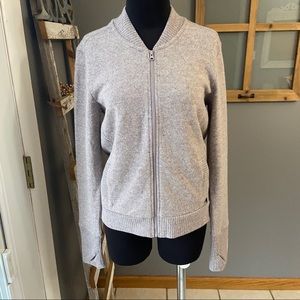 Gray Sarafin Bomber Sweater | Poshmark